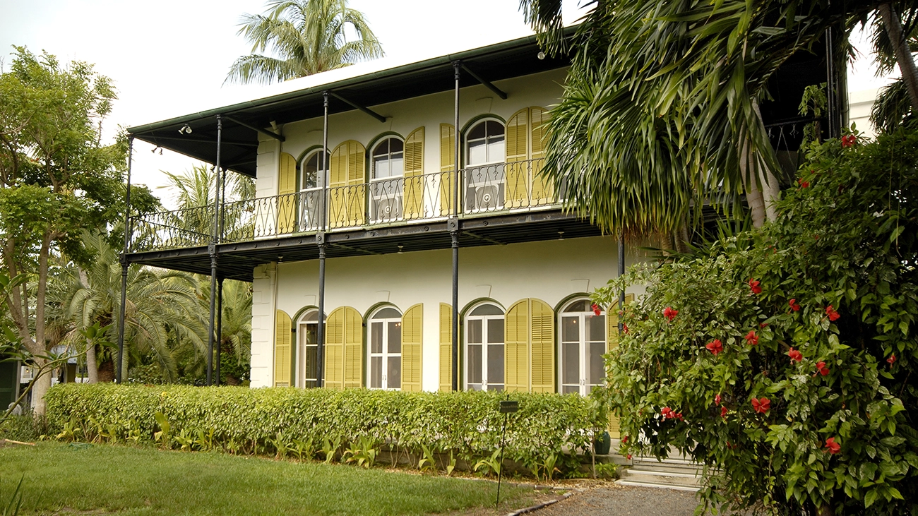 The Hemingway House in Key West, Florida